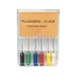 Stainless Steel Dental Pluggers K Files Dental Spreader Hand Pluggers Endo Handuse Root Canal Files Endodontics Dentistry