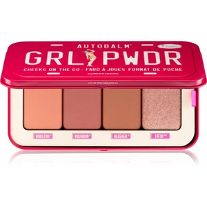 theBalm Autobalm Grl Pwdr paleta tvářenek s rozjasňovačem 8 g