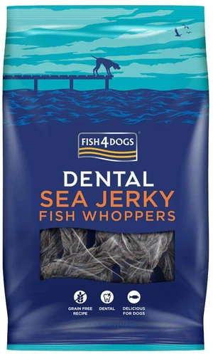 FISH4DOGS Dentálne pamlsky pre psy morská ryba 500g