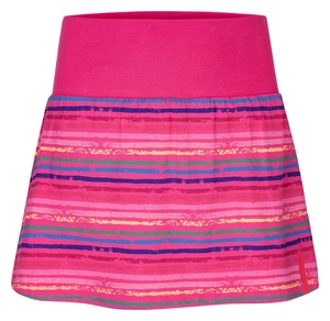 Dark pink striped skirt for girls LOAP Besrada