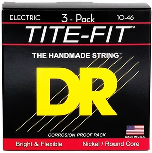 DR Strings MT-10 Tite Fit 3-Pack Saiten für E-Gitarre