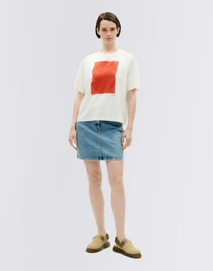 Tričko Thinking MU Art 2 Lucia T-Shirt SNOW WHITE