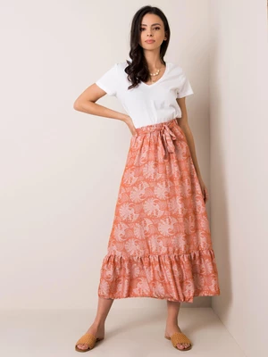 Brick Saffron RUE PARIS skirt