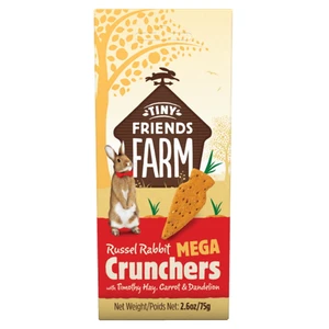 SUPREME Tiny Friends Farm Mega Crunchers seno, mrkev a pampeliška 75 g