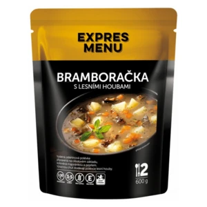 EXPRES MENU Bramboračka s lesními houbami bez lepku 2 porce