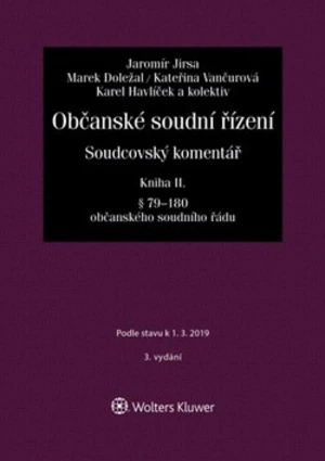 Občanské soudní řízení Kniha II. - Jaromír Jirsa