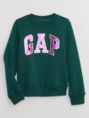 GAP Children's sweatshirt with metallic logo - Girls