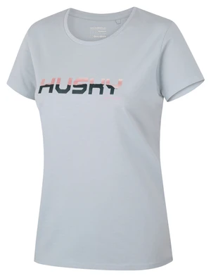 Women's cotton T-shirt HUSKY Tee Wild L light grey