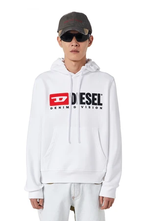 Diesel Sweatshirt - S-GINN-HOOD-DIV SWEAT-SHI white