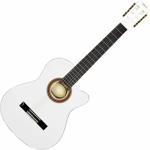 Valencia VC104TC 4/4 White Chitarra Classica