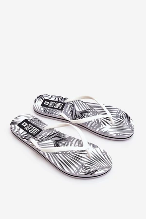 Women's fashion flip-flops Big Star LL274818 White