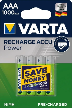 Varta HR03 Recharge Accu Power 4 AAA Baterie