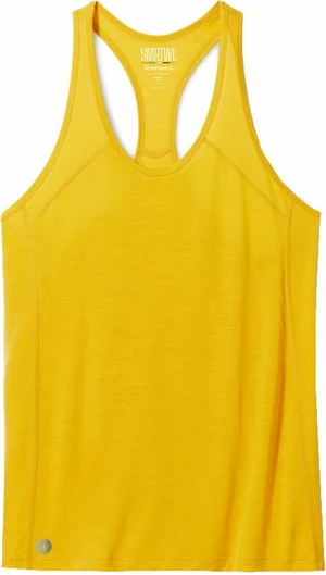 Smartwool Women's Active Ultralite Racerback Tank Honey Gold L Tank Top