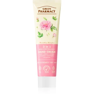 Green Pharmacy Rose Hand Cream výživný a hydratačný krém na ruky a nechty 100 ml