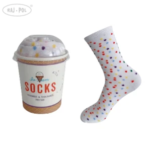 Raj-Pol Woman's Socks Ice Cream