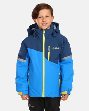 Boys' ski jacket Kilpi FERDEN-JB Blue