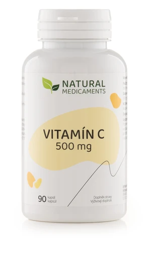 Natural Medicaments Vitamín C 500 mg 90 kapslí