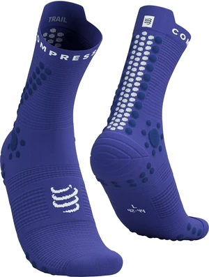 Compressport Pro Racing V4.0 Trail Dazzling Blue/Dress Blues/White T1 Calcetines para correr