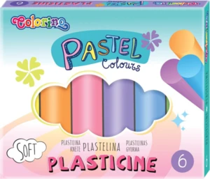 Colorino Modelína pastelová, 6 barev