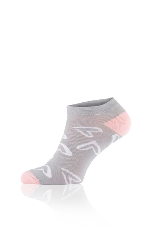 Socks NOELIA - grey/pink