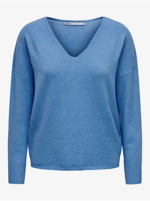 Blue Womens Light Loose Sweater ONLY Rica - Women