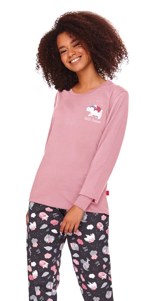 Doctor Nap Woman's Pyjamas PM.4117 Papaya