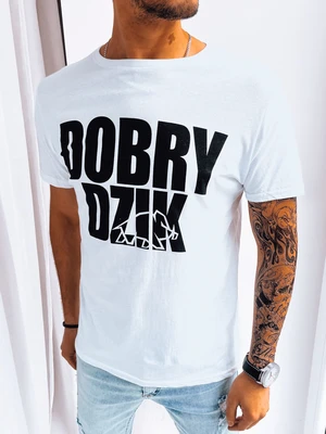 Men's T-shirt with white print Dstreet