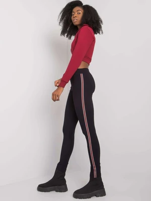 Black Women's Cotton Leggings by Jianna RUE PARIS