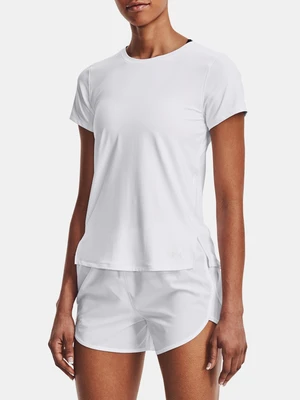 Under Armour T-Shirt UA IsoChill Run Laser Tee-WHT - Women