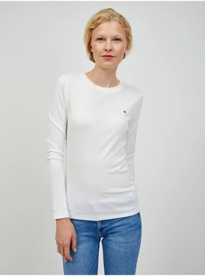 White Women's Long Sleeve T-Shirt Tommy Hilfiger - Women