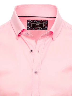 Men's Short Sleeve Shirt pink Dstreet