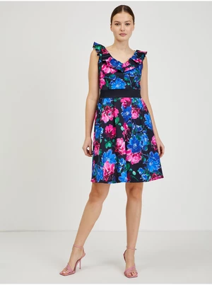 Pink-blue women's floral dress ORSAY - Ladies