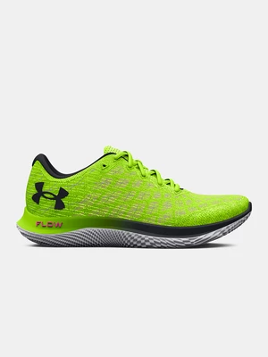 Under Armour UA FLOW Velociti Wind 2 Neon Green Running Sneakers