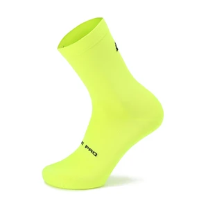 Unisex socks with antibacterial treatment ALPINE PRO COLO neon safety yellow