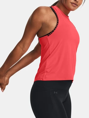 Under Armour Tank Top Knockout Novelty Tank-RED - Women