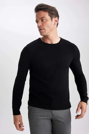 DEFACTO Slim Fit Crew Neck Pullover