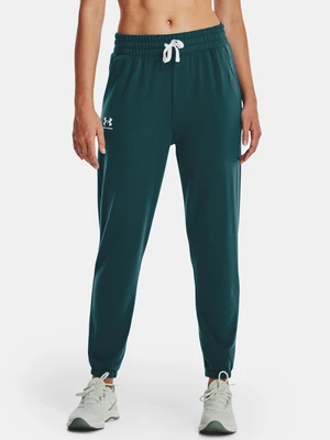 Under Armour Sweatpants Rival Terry Jogger-GRN - Women