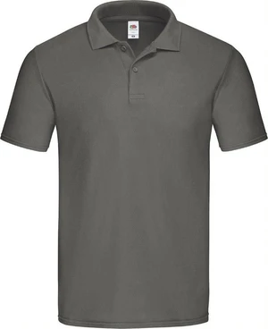 Graphite Men's Polo Shirt Original Polo Friut of the Loom