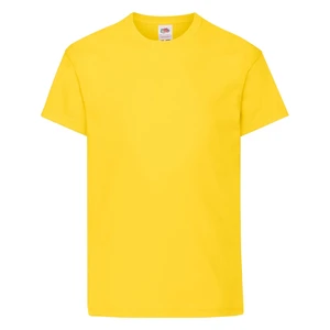 Yellow T-shirt for Children Original Fruit of the Loom