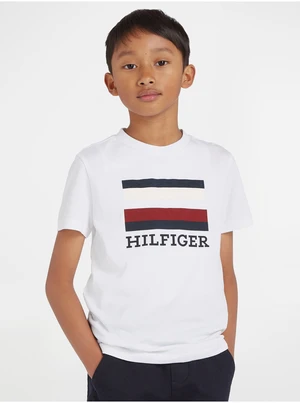 White boys T-shirt Tommy Hilfiger - Boys