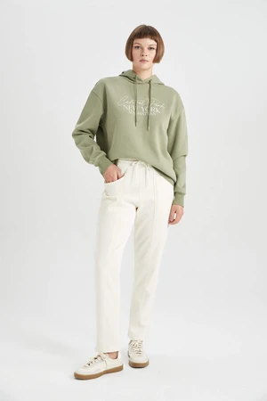 DEFACTO Regular Fit With Pockets Thick Sweatshirt Fabric Pants