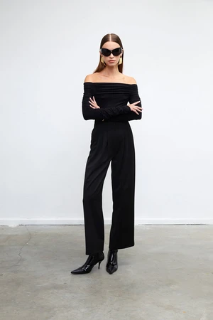 VATKALI Pleated high waist trousers