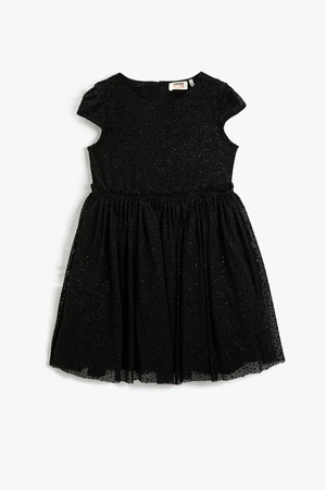 Koton Girl's Black Dress