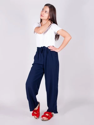 Yoclub Woman's Pants USD-0014K-1800 Navy Blue