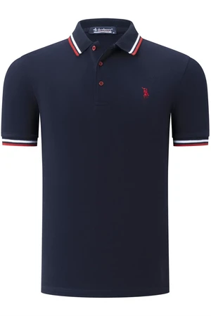 T8594 DEWBERRY MENS T-SHIRT-PLAIN NAVY BLUE