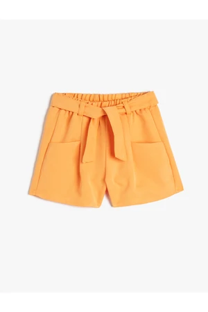 Koton Shorts - Orange - Normal Waist