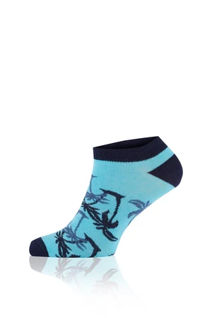 Ankle socks PALEROS - navy blue/turquoise