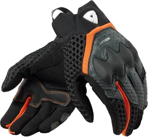 Rev'it! Gloves Veloz Black/Orange 2XL Rękawice motocyklowe