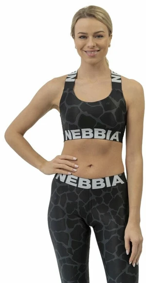 Nebbia Nature Inspired Sports Bra Black S Fitness spodní prádlo