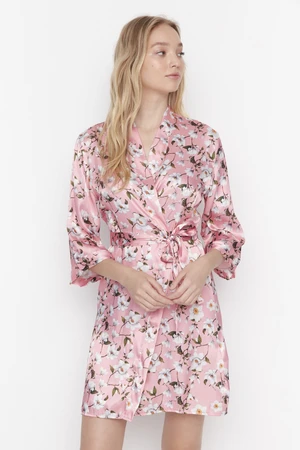 Accappatoio da donna Trendyol Floral patterned